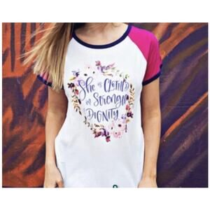 Wanderer by Southern Grace Women’s Graphic Top White Size M